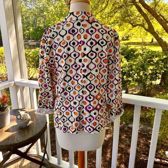 Lafayette 148 New York Abstract Print Blazer - Picture 2 of 5